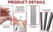 16-screwdriver set, flat head, cross head and hexagonal head, suitable for toy, eyewear, computer and watch repair.