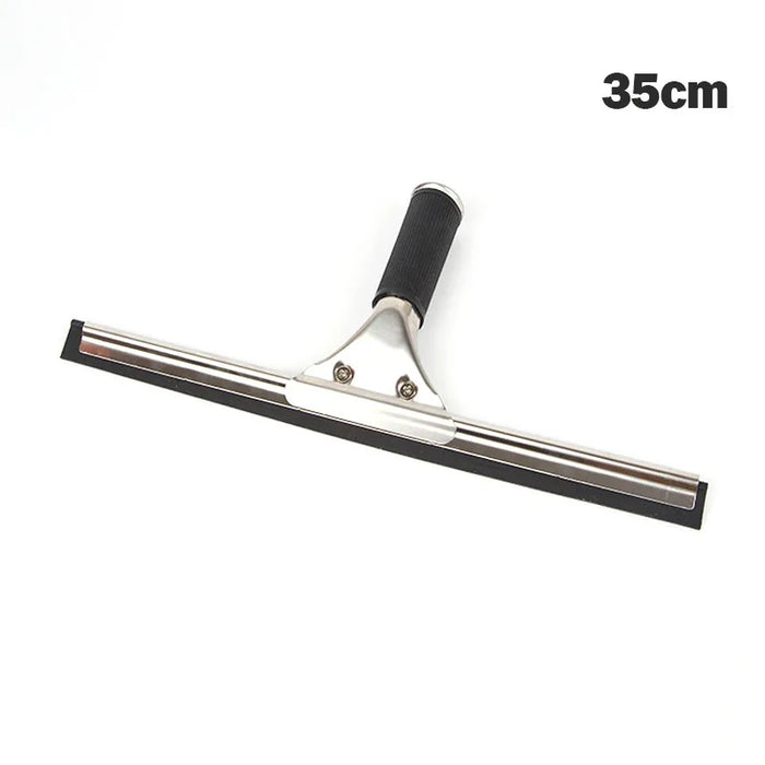 Squeegee For Shower Window Glass Stainless Steel Rubber Cleaning Brush Door Home Office Cleaner Streak-Free Car Glass 25/35/45cm
