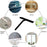 Shower Squeegee  for Glass Door Shower Wall Scraper Cleaner With Silicone Holder Bathroom Mirror Wiper Scraper Glass Cleaning