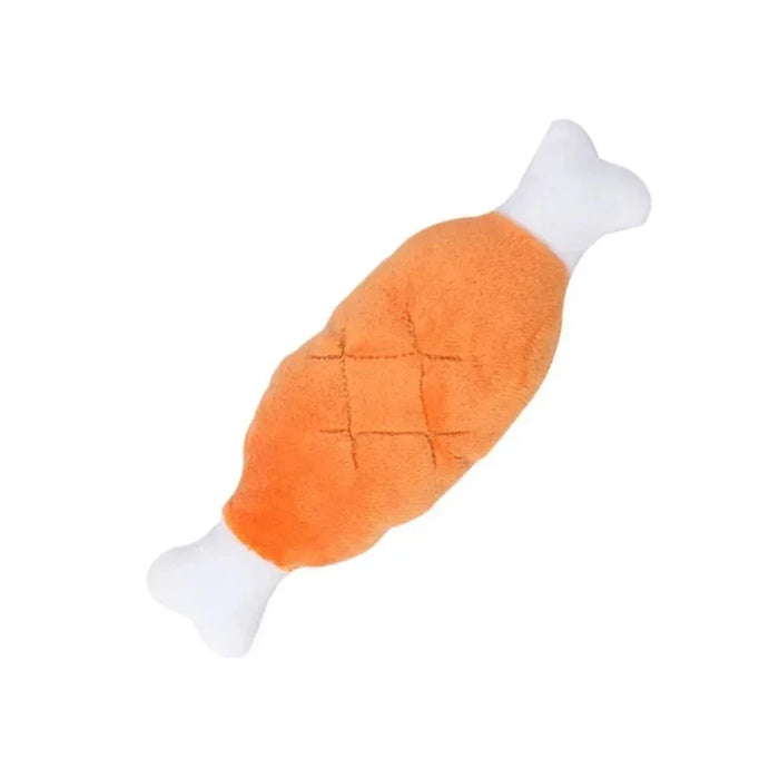 Plush Cartoon Puppy Dog Toys Pet Dog Chew Squeak Toys for Small Dogs Teeth Grinding Cleaning Are Not Easily Deformed Pet Toys