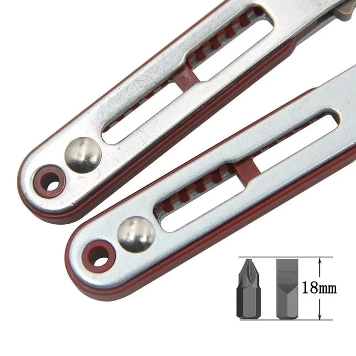 Multifunctional Bidirectional Forward and Reverse Ratchet Screwdriver Elbow Flat Head Wrench Cross Screwdriver Slotted Tool