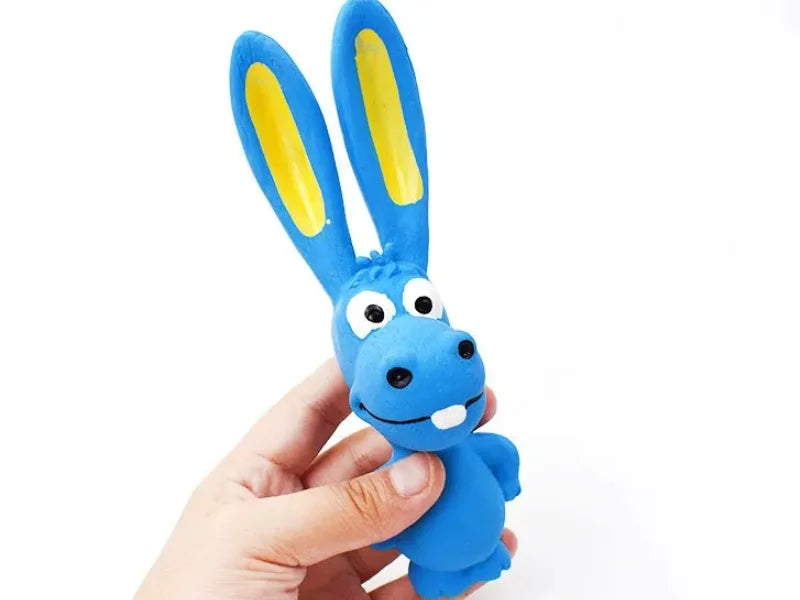 Squeak Toy with Long Ear for Dogs, Cute Animal Toy, Animal Squeak, Dog Toy, 1Pc