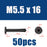 Flat Head Hex Socket Cap Self Drilling Screw Black Zinc 410 M5.5 M6.3 #12#14 Self Tapping Sheet Metal Screws 10/20pcs