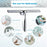 Premium Creative Steel Squeegee For Shower Doors, Bathroom, Window And Car Glass, All-Purpose Cleaning Glass Wiper