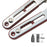 Biaxial front/reverse multifunctional screwdriver - combines an elbow flat-head wrench, cross and slotted heads.