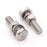 Flat Washer Hex Bolt Round Head Square Neck Hexagon Head Screw Flange Nut Spring Nut 304 Stainless Steel Screw Construction