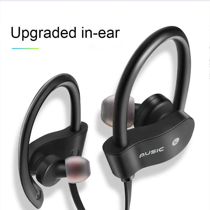 Wireless Headphone Earloop Ear Hook Earbuds Wireless Bluetooth-compatible Headset Handsfree Neckband With Mic Bluetooth Earphone