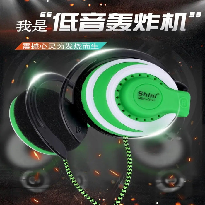Mobile Phone Running Headset Noise Cancelling Ear Hook Sports Ear Hook Headsets Super Bass Earbuds Ear Hook Headphone Earphones