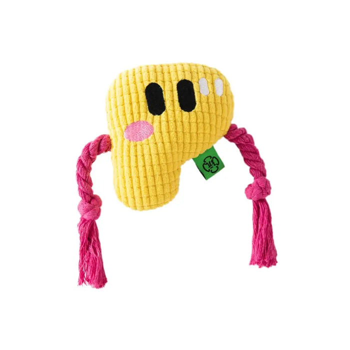 Squeak Plush Dog Toys For Small & Medium Breeds, Chew Resistant Rope To Keep Them Busy For Puppy Teething Chewing