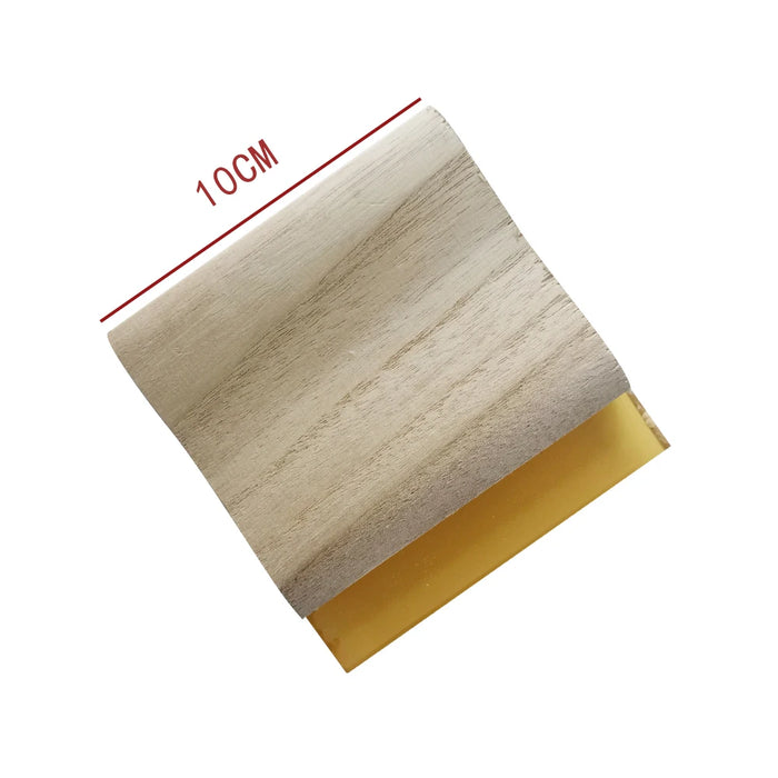 Screen Printing Squeegee Wooden Handle Squeegee Glue Screen Printing Glue Mouth Squeegee Wear Resistant Aluminum Emulsion Scoop