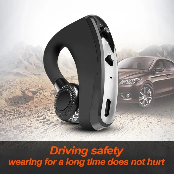 Wireless Earphones One Ear Bluetooth Headphones V9 TWS In-Ear EarHooks HiFi Mini Handsfree Car Calls Headset With Microphone