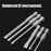 1PCS 50/75/100/150mm Electric Flat Head Slotted Screwdriver Bit SL2-SL6 Strong Magnetic Batch Head Hex Shank Impact Screw Driver