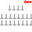 Flat Head Cross Phillips Self Drilling Screw DIY Large Cross Plate Head Drill Tail Full Thread Screws Fastener Stainless Steel