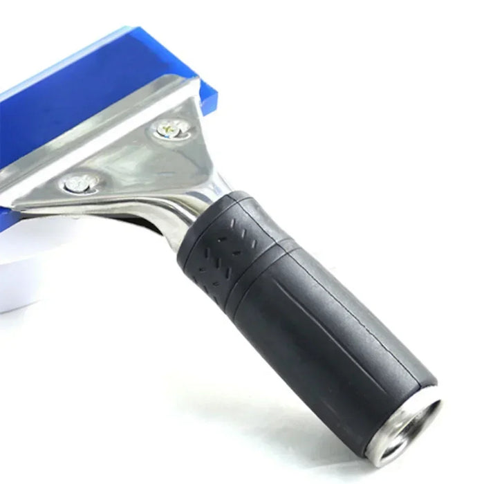 Car Squeegee with Stainless Steel Handle Rubber Snow Shovel Windshield Window Ice Scraper Car Wrap Air Bubble Remove Tool