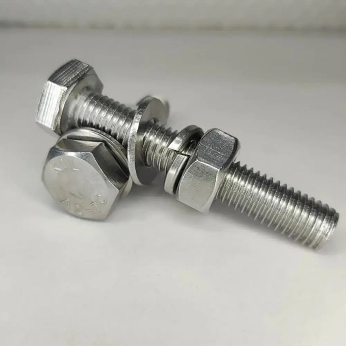 Flat Washer Hex Bolt Spring Nut Round Head 304 Stainless Steel Screw Square Neck Flange Nut Hexagon Head Screw