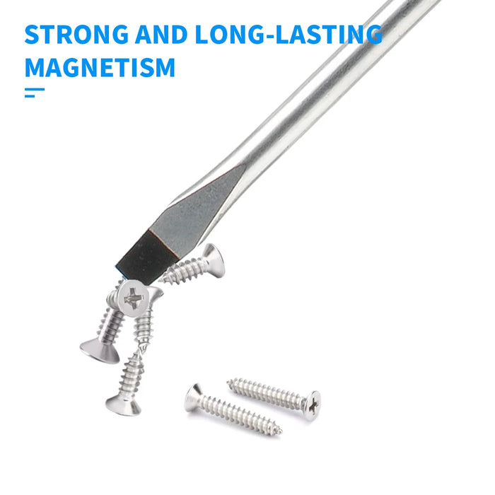 1PCS  Multifunctional Flat Head Cross Screwdriver Magnetic Screwdriver Household Basic Anti Slip Manual Screw Drive Tool