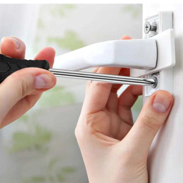 5.0mm Slotted Magnetic Screwdriver Flat/Cross Head Screwdriver Manual Household Repair Tool  Slotted Screwdrivers