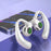 Bluetooth 5.4 Earphones Single Ear Earhooks Noise Cancelling Sports Headphones 360° Rotatable Wireless Earbud with Microphone