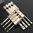 Slotted Screwdriver Bits 50mm/75mm/100/150mm Long Magnetic Tip Screwdriver Flat Head Bits S2 Steel 1/4 Inch Shank Hand Tool