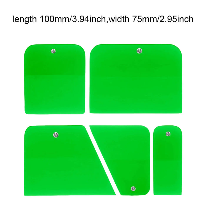 5Pcs Generic PPF Squeegees Accessories for Mirror Paint Protection Film Car Squeegee Window Tint Tool TPU Coating Scraper