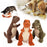 Animal Shape Squeak Plush Dog Toy Funny Interactive Chew Molar Toy for Small to Large Dogs And Cats Puppy Interactive Training