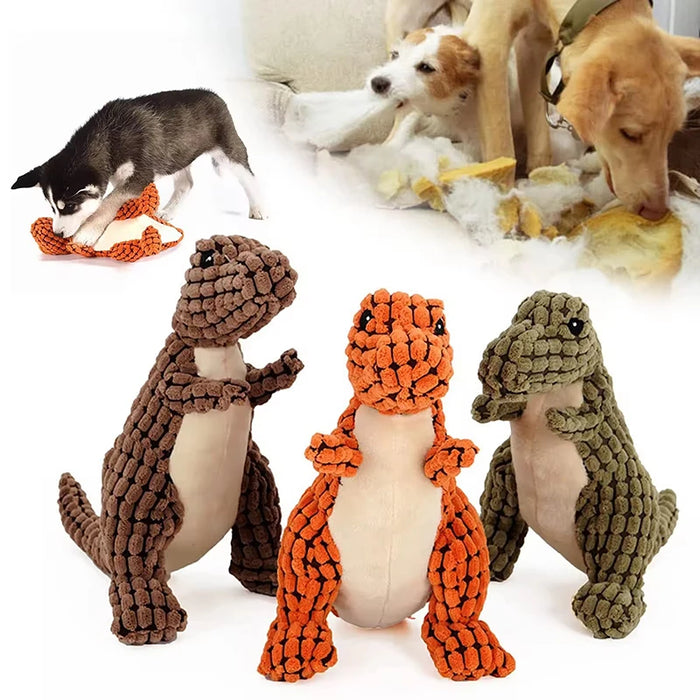 Animal Shape Squeak Plush Dog Toy Funny Interactive Chew Molar Toy for Small to Large Dogs And Cats Puppy Interactive Training