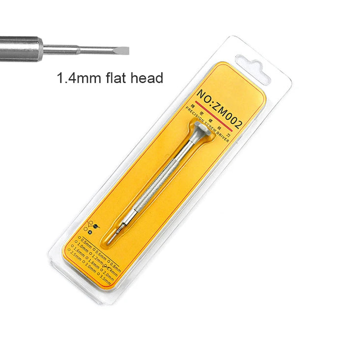 Precision Screwdriver Watch Repair Tool Kits Alloy Stainless Steel Flat Cross Small Screwdrivers Awl for Mobilephone Watchmaker