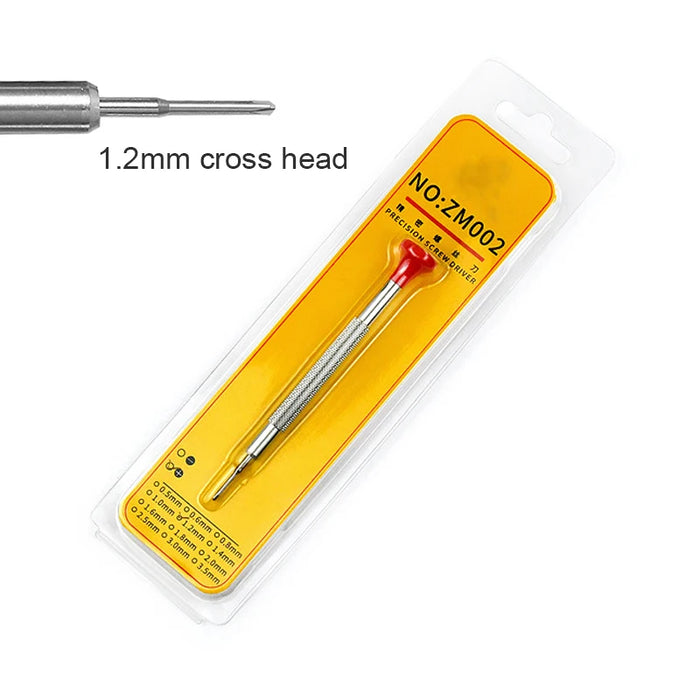 Precision Screwdriver Watch Repair Tool Kits Alloy Stainless Steel Flat Cross Small Screwdrivers Awl for Mobilephone Watchmaker
