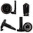 Flat Head Hex Socket Cap Self Drilling Screw Black Zinc 410 M5.5 M6.3 #12#14 Self Tapping Sheet Metal Screws 10/20pcs