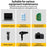 12 In 1 Magnetic Screwdriver Set Cross Flat Shaped Screwdriver Head Multifunctional Precision Handheld Maintenance Tool