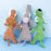 Plush Cartoon Puppy Dog Toys Pet Dog Chew Squeak Toys for Small Dogs Teeth Grinding Cleaning Are Not Easily Deformed Pet Toys