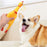 Squeaky Screaming Chicken Dog Toy 1pc Pet Squeaker Chew Toys Funny Molar Chew Rubber Toy in Sizes S M L for Small to Large Dogs