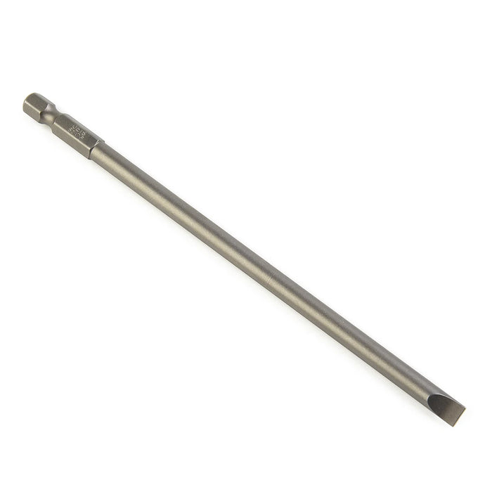 4Pcs 150mm Slotted Screwdriver Bit Set Magnetic Flat Head Screwdriver Bits 1/4" Hex Shank Screw Driver Hand Tools 3-6mm