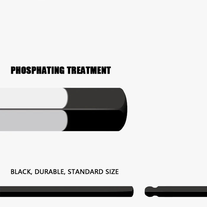 3*75/4*100/5*100mm Ball End Hex Screwdriver Flat Head Screw Driver S2 Steel Hexagon Bolt Driver Screw-driving Tools Repair Tool