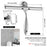 Shower Squeegee with Telescopic Handle Multifunctional Efficient Shower Squeegee with Hooks Window Glass Door Home Cleaner Tools