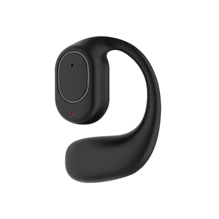 Single Wireless Earphones Air Conduction OWS Headphone HiFi Ear-Hook Music Sports Noise Cancel Headset for All Smartphones
