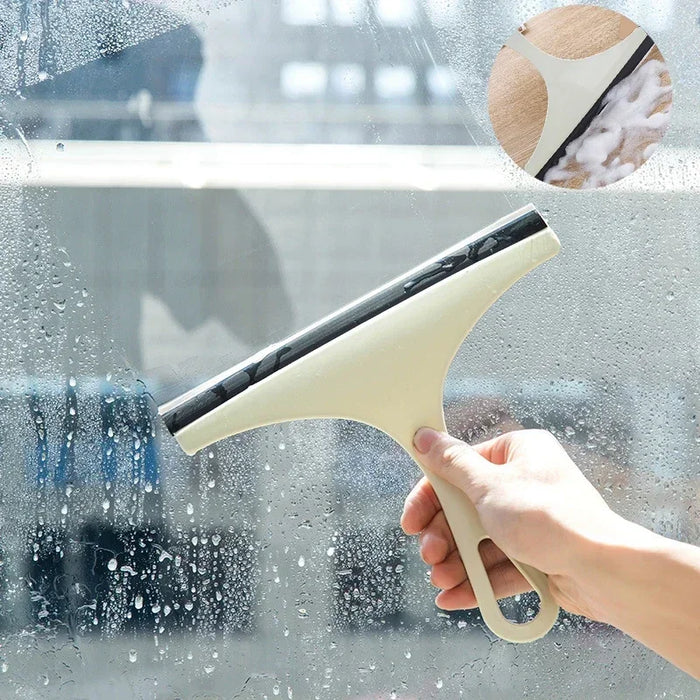 Shower Window Squeegee for Shower Doors Bathroom Window and Car Glass Cleaning Tool Supplies for Housekeeping