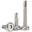 Flat Head Hexagonal Drill Tail Self-tapping Screw M5.5 M6  410 Stainless Steel Allen Inverted Screw Drilling Tail Bolt