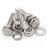 Flat Washer Hex Bolt Spring Nut Round Head Hexagon Head Screw Flange Nut Square Neck 304 Stainless Steel Screw Machinery