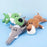 Plush Cartoon Puppy Dog Toys Pet Dog Chew Squeak Toys for Small Dogs Teeth Grinding Cleaning Are Not Easily Deformed Pet Toys