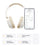 Choice Wireless Bluetooth Headphones 43dB Hybrid Active Noise Cancellation Hi-Res LDAC 75H Spatial Audio Headset Earphones