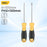 2Pc Magnetic Screwdriver Set with Phillips and Slotted Multi-Purpose Flat Head Cross Screw Driver Sets Household Repair Tool Kit