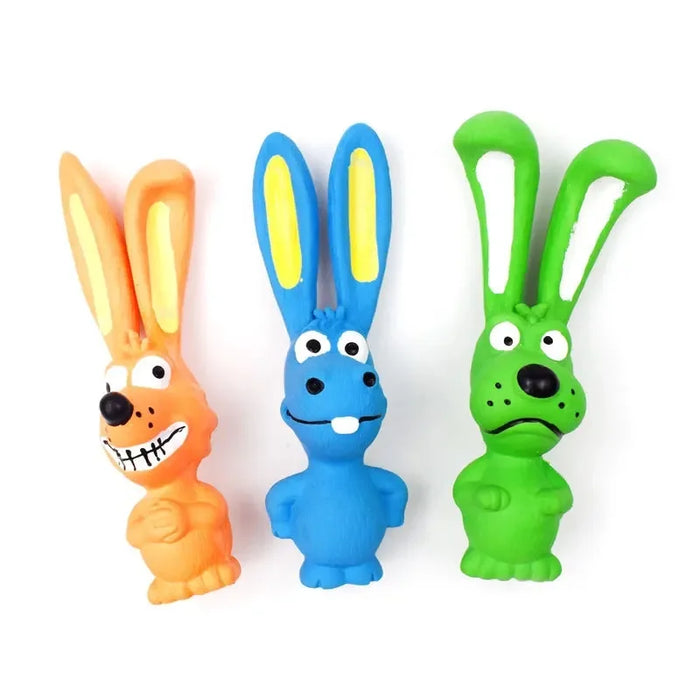 Squeak Toy with Long Ear for Dogs, Cute Animal Toy, Animal Squeak, Dog Toy, 1Pc