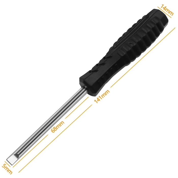 5.0mm Slotted Magnetic Screwdriver Flat/Cross Head Screwdriver Manual Household Repair Tool  Slotted Screwdrivers