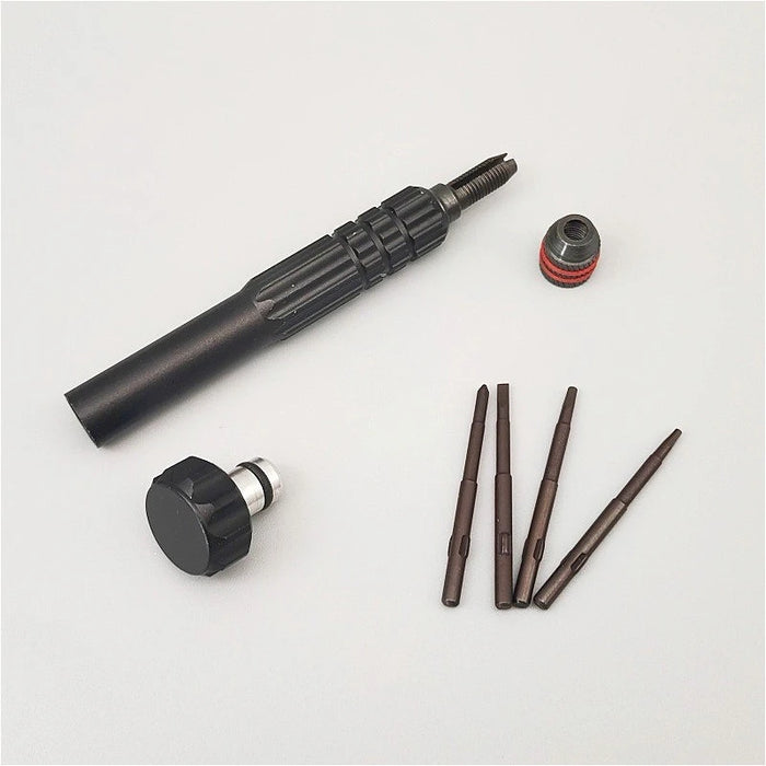 Flathead, Phillips & Pentagonal Bit Non-Slip Screwdriver - Multi-Functional Screwdriver for Disassembly