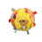 Dog Squeak Ball Toys with Tags Interactive Dog Toys Soft Stuffed Puppy Toys with Built-in Bell Dog Chew Toys Dog Interactive Toy