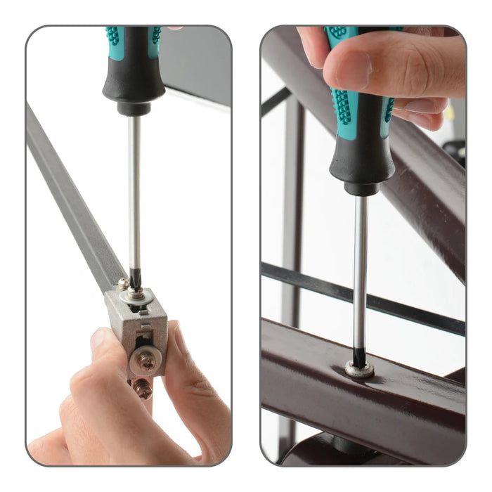 1PCS  Multifunctional Flat Head Cross Screwdriver Magnetic Screwdriver Household Basic Anti Slip Manual Screw Drive Tool