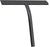 Matte Black Silicone Squeegee Streak Free Cleaning Shower Squeegee for Glass Bathroom Shower Doors Mirrors Tiles Car Windows