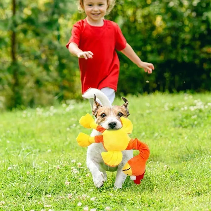 Screaming Chicken Dog Toy Bite Resistant Squeaky Chew Toy for Puppies Interactive Pet Training Accessories Pet Products Puppy