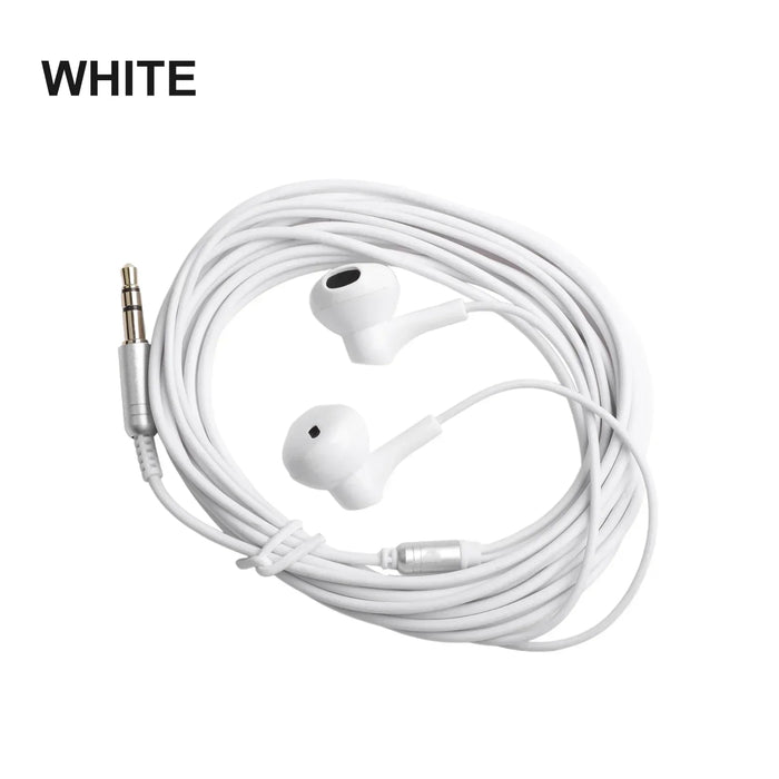 3 Meters Earphones In Ear Wired Earphone Monitor Headphone 3.5mm Music Headset For Mobile Phone PC MP3
